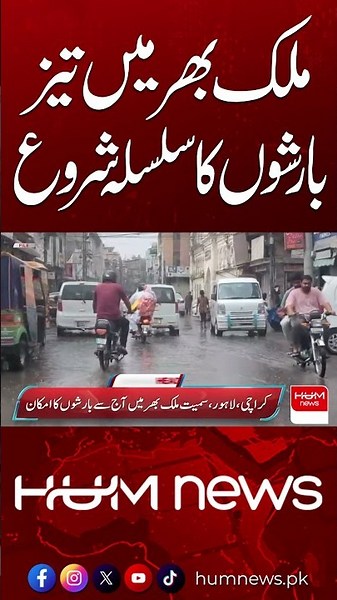 Rain Spell Begins Across the Region | Weather Update | Hum News | Pakistan