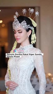 8.6K views · 18 reactions | Aktris Thailand Davika Hoorne menjajal busana pengantin tradisional Indonesia adat sunda dalam kunjungannya ke tanah air pekan ini. Davika tampil mengenakan kebaya putih lengkap dengan mahkota siger sunda. Geulis pisan euy! #dreamersid #dreamersradio #dreamersnetwork #davika #davikahoorne | Dreamers Radio | Facebook
