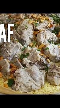 plato típico de jordania #mansaf