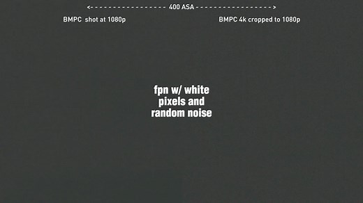 BMPC FPN noise removal (Fixed Pattern Noise)
