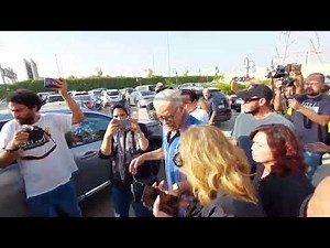 انهيار شديد ليسرا ولا تقدر على الوقوف لحظة تشييع جنازة هشام سليم وإلهام شاهين تواسيها