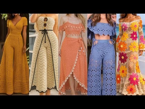 Modern Crochet and Knit : Fresh Ideas For Your Wardrobe || Crochet Crop Top For Women|| Croche idea💡