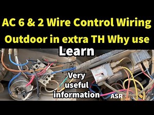 Panasonic￼ Split ac control wiring connection fan speed thermostat how work Learn AC Repair video
