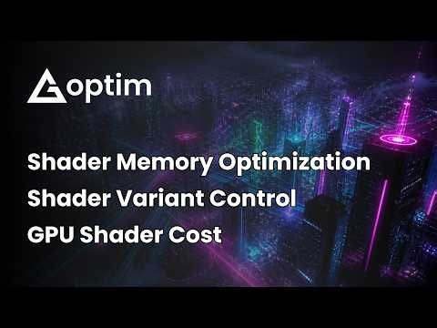 Understanding and Optimizing Shader Memory in Unity
