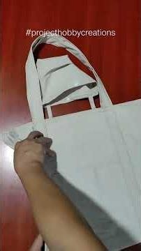 DIY Shopping Bag with Pouch
