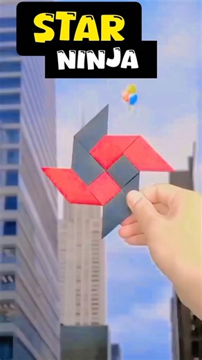 Origami Ninja Star (Shuriken) #shorts