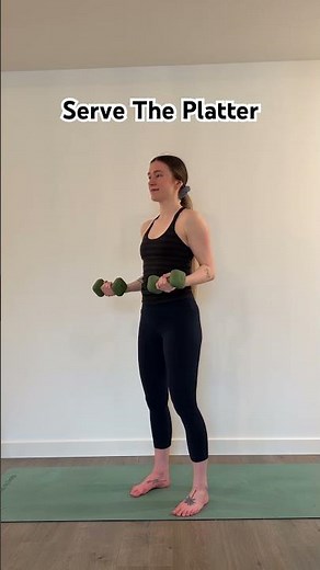 Serve the Platter #upperbodyworkout #upperbody #workoutathome #workoutmotivation