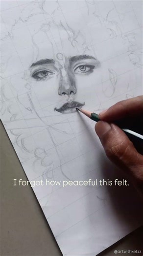 I Picked Up the Pencil Again | Krishna Sketch ✏️🙏 #shorts #pencildrawing #krishna #lordkrishna