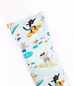 Surfing Cats Kick-It  Tubular fabric design by @themirwoforest  #formewtoys #cat #cattoy #handmade #surf #catnip | For Mew Cat Toys | Facebook