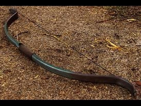 How to Make a PVC Recurve Bow | Fiberglass rod re-enforced