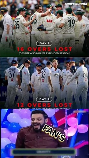 A very slow over-rate from both Australia and England at the Gabba! 🕒⚠️