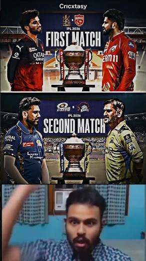IPL 2026 Opening Matches Revealed! 🏆🔥 RCB vs PBKS & MI vs CSK#IPL2026 #RCB #PBKS #MI #CSK #Cricket ✅