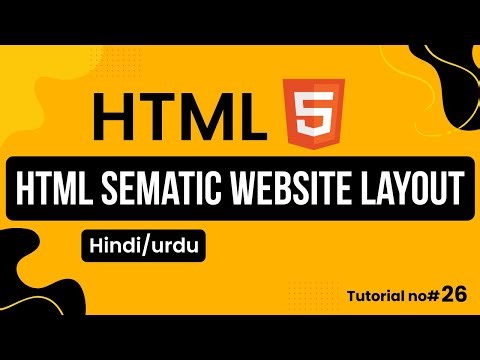 HTML Semantic Website Structure | Semantic HTML Layout Explained Header, Nav, Main, Article, Footer