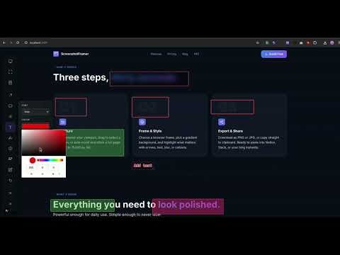 Capture, Edit, Annotate and Frame Beautiful Screenshots