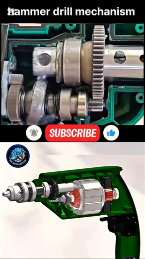 Hammer Drill Mechanism Explained ⚙️ | How a Drill Makes Impact #hammerdrill #usa #tech #innovation