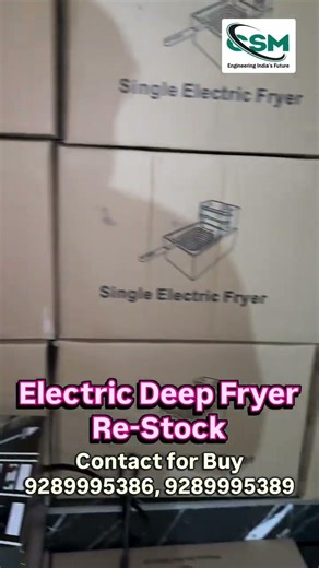 🔥 Back in Stock at CSM | Electric Deep Fryer 6L ⚡ Limited Stock – Grab Now!