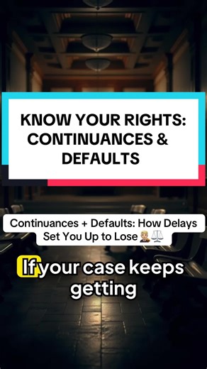 Continuances and defaults explained. Court delays don’t stop deadlines — and that’s how cases are lost without a hearing. Learn how timing, filings, and procedure really work in court. Courtroom Rights Edition (2026). 🇺🇸 Court continuance explained why judges delay hearings Objecting to continuances Court stalling tactics Missed court deadlines Justice files #courtdelay #knowyourrights #courtrights #familycourt #justicefiles