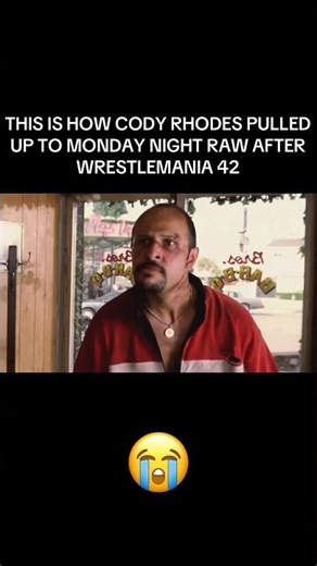 THIS IS HOW CODY RHODES PULLED UP TO MONDAY NIGHT RAW AFTER WRESTLEMANIA 42 😭 #wwe #funny