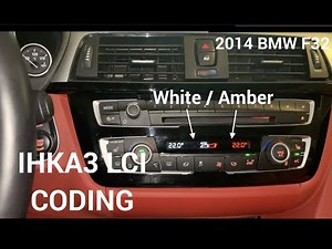 BMW F32 435 IHKA3 (LCI) A/C Control Unit Retrofit - Coding (part 2/2)