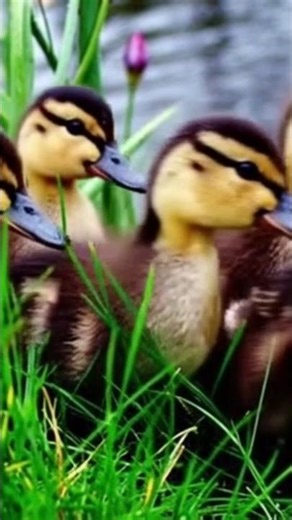 Cute Ducks Taking a Bath 🦆💦 | Funny Duck Moments 😂 #Shorts