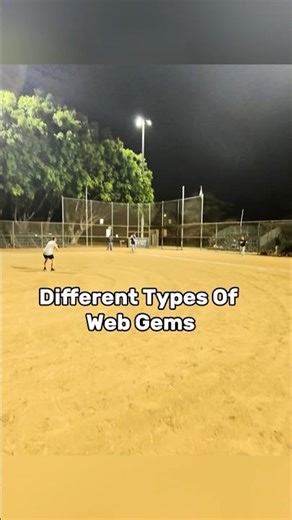 Different Types Of Web Gems! 🥎 #slowpitchsoftball #baseball #divingcatch