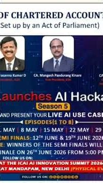 If You're a CA, You NEED to See This| ICAI AI Hackathon Season 5
