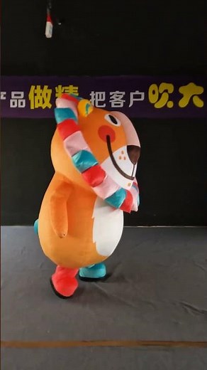 Custom illuminated Sculptures Digital Inflatables Tiger Suit for Parade or Ceiling Decoration