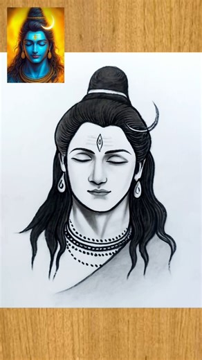 Shivji drawing 😊😍 #shorts #drawing #art #mahadev #shivji