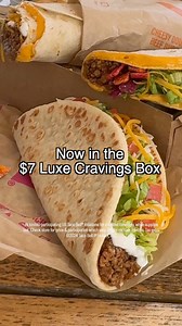 the ‘90s are back. try the ‘90s gordita supreme in the luxe cravings box for a limited time. | Taco Bell | Facebook