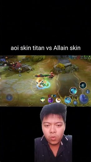 aoi skin Titan vs Allain skin #shorts #lienquanmobile