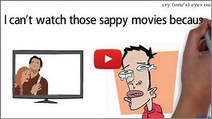 crying one's eyes out