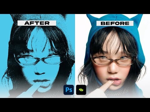 How to create a grainy grunge effect in Photoshop l Tutorial 2025