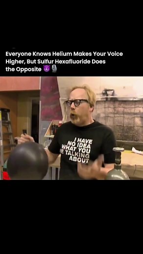 Opposite of Helium Voice: Why Sulfur Hexafluoride Makes Voices Deep