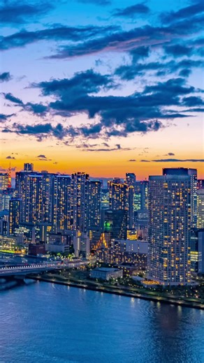 夕暮れの東京のタワマンが美しすぎた✨