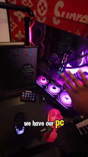 The Cleanest Gaming Setup Ever #gamingsetup #aesthetic #streamer