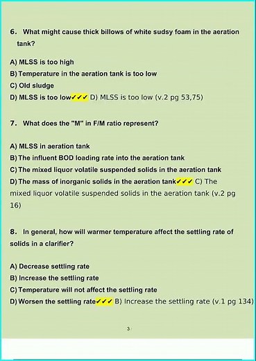 Wastewater Treatment Operator Certification Test Questions And Answers 2023 Verified Answers By Expe