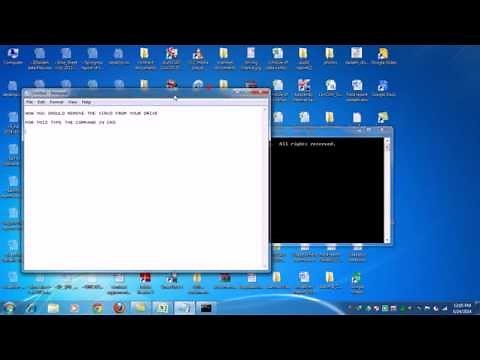 How to remove shortcut virus completely from the computer without using antivirus or any programs