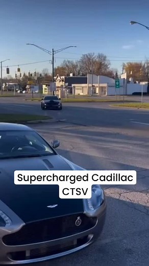 Supercharged Cadillac CTS-V Street Racing Performance