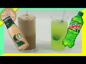 Slushy Magic Mtn DEW Frost Bite & Starbucks Slushies