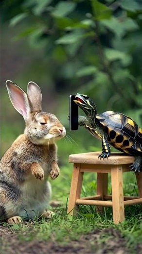 A Rabbit and Turtle WiFi Argument