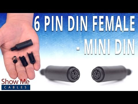 How To Install The 6 Pin Mini DIN Female Solder Connector