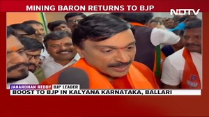 Mining Baron Janardhan Reddy Returns To BJP After A Year
