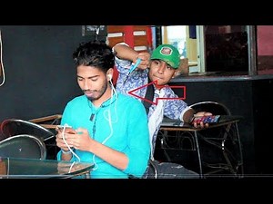 Cutting Peoples Headphones Prank - Prank in Public