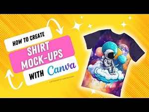 How to create shirt Mockups in Canva