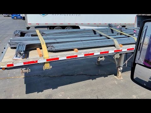 How to Properly Secure a Rebar Load | Flatbed Trucking Safety Tips for New & Pro Drivers