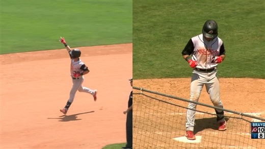 Logan Warmoth's two home runs