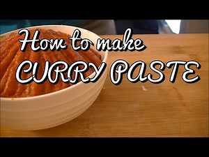 How to make curry paste (mild curry paste recipe)