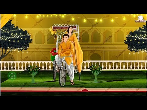 Caricature North Indian 3D Popup Book Invite