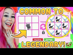 Craziest Adopt Me Trades That ACTUALLY HAPPENED! Common to Legendary Trade Challenge Roblox Adopt Me