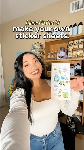 Make your own sticker sheets at home 🏠 #stickerartist #stickershop #stickersheets